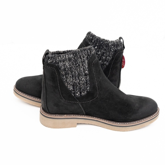 Comfortiva - Ottawa Suede Ankle Booties – Black - Picture 7 of 10
